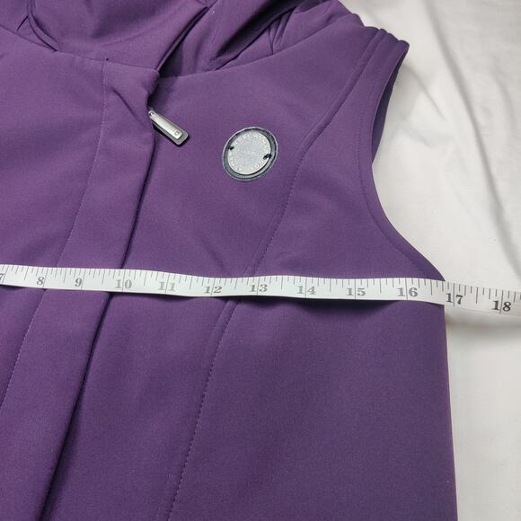 Noel Asmar Leto Equestrian Waterproof Hooded Riding Vest Plum Purple Small - Picture 16 of 16